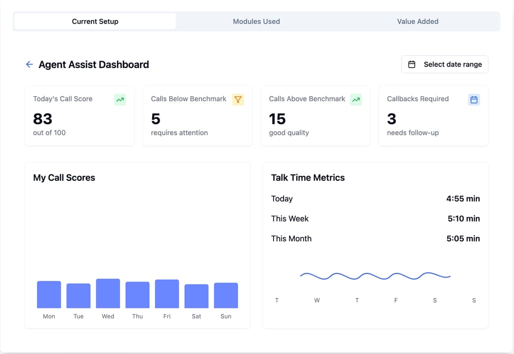Agent Assist Dashboard